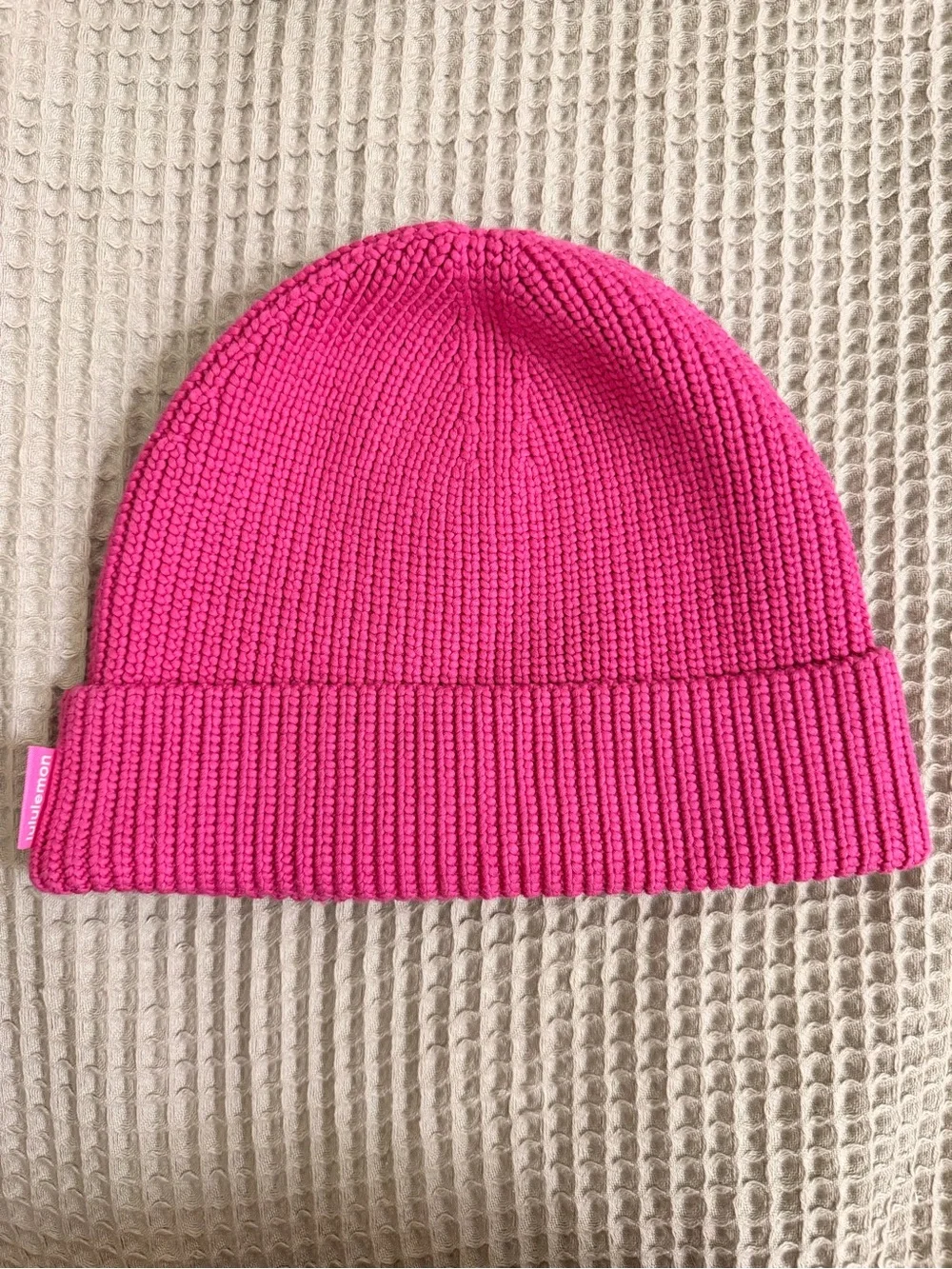 NWOT New Lululemon Hat Close-Fit Cotton-Blend Ribbed Knit Beanie